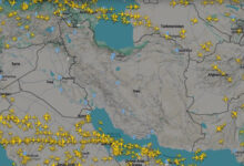 Irán suspende todo el tráfico aéreo sobre el país