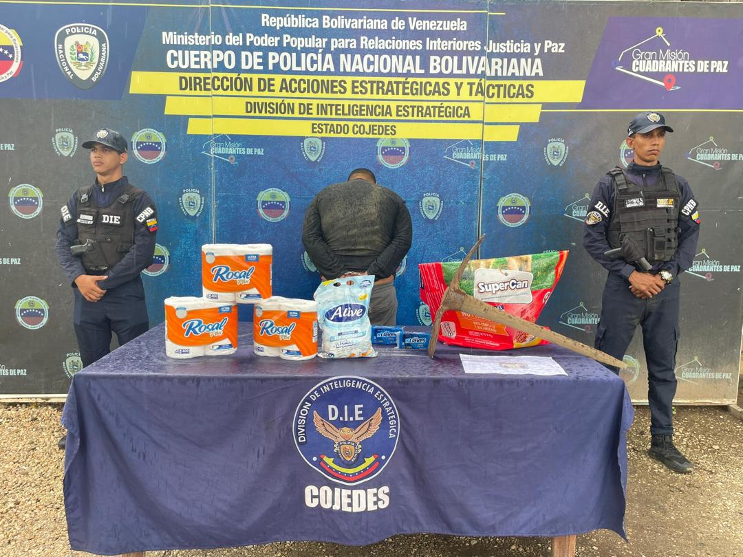 Capturan alias “El Gordo” el hombre con “más registros policiales" en todo el país