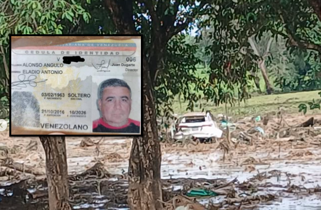 Localizan cadáver de finquero arrastrado por la crecida de una represa en Portuguesa
