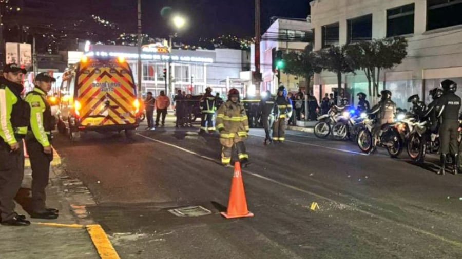 Explosivo deja siete heridos en la capital de Ecuador