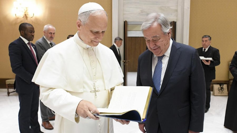 León XIV recibe a Guterres para respaldar a la ONU en la búsqueda de la paz en el mundo