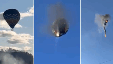Ocho muertos al incendiarse un globo aerostático con 21 pasajeros en Brasil