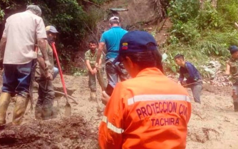 Táchira bajo alerta amarilla debido a intensas lluvias