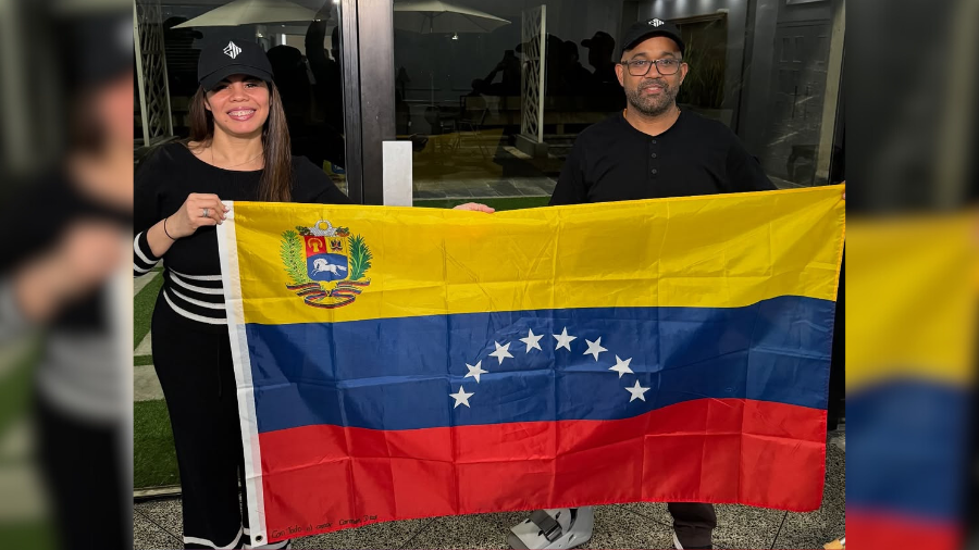 Zulinka Pérez y su esposo ya se encuentran en Caracas para asistir al homenaje a Rubby Pérez