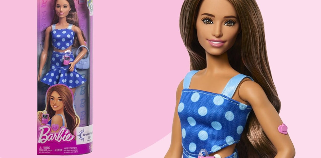 Lanzan la primera muñeca Barbie con diabetes tipo 1: contiene un monitor de glucosa y una bomba de insulina