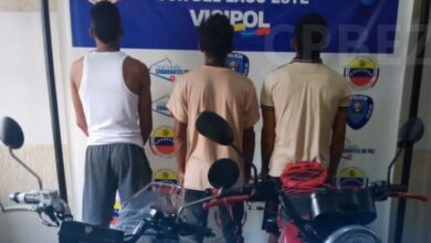 Tres detenidos por realizar “Pique” de motos y maniobras peligrosas