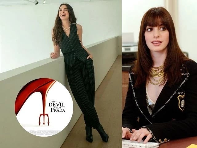 Anne Hathaway comparte imagen de El Diablo Viste a la Moda 2