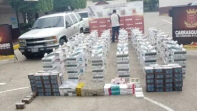 Detenido por presunto contrabando de cigarrillos y medicinas