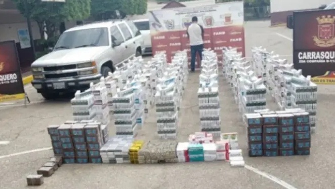Detenido por presunto contrabando de cigarrillos y medicinas