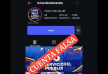 SAIME advierte sobre cuenta falsa en instagram