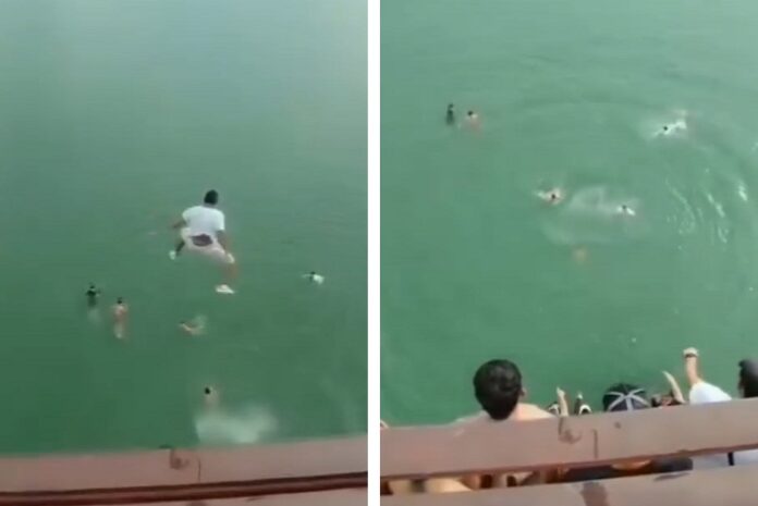 joven resultó herido en la Represa El Masparro después de lanzarse desde el mirador y caer sobre otra persona