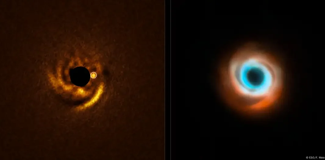 Astrónomos captan el nacimiento de un planeta en vivo