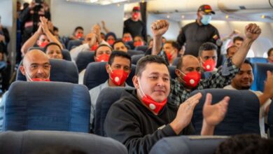 Arribaron al país 210 venezolanos en un vuelo proveniente de EE.UU.