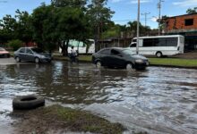 Alcantarilla tapada ocasiona laguna en la avenida José Antonio Páez