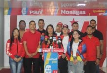 Juventud Socialista respalda a candidatura de alcaldías en Monagas