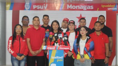 Juventud Socialista respalda a candidatura de alcaldías en Monagas