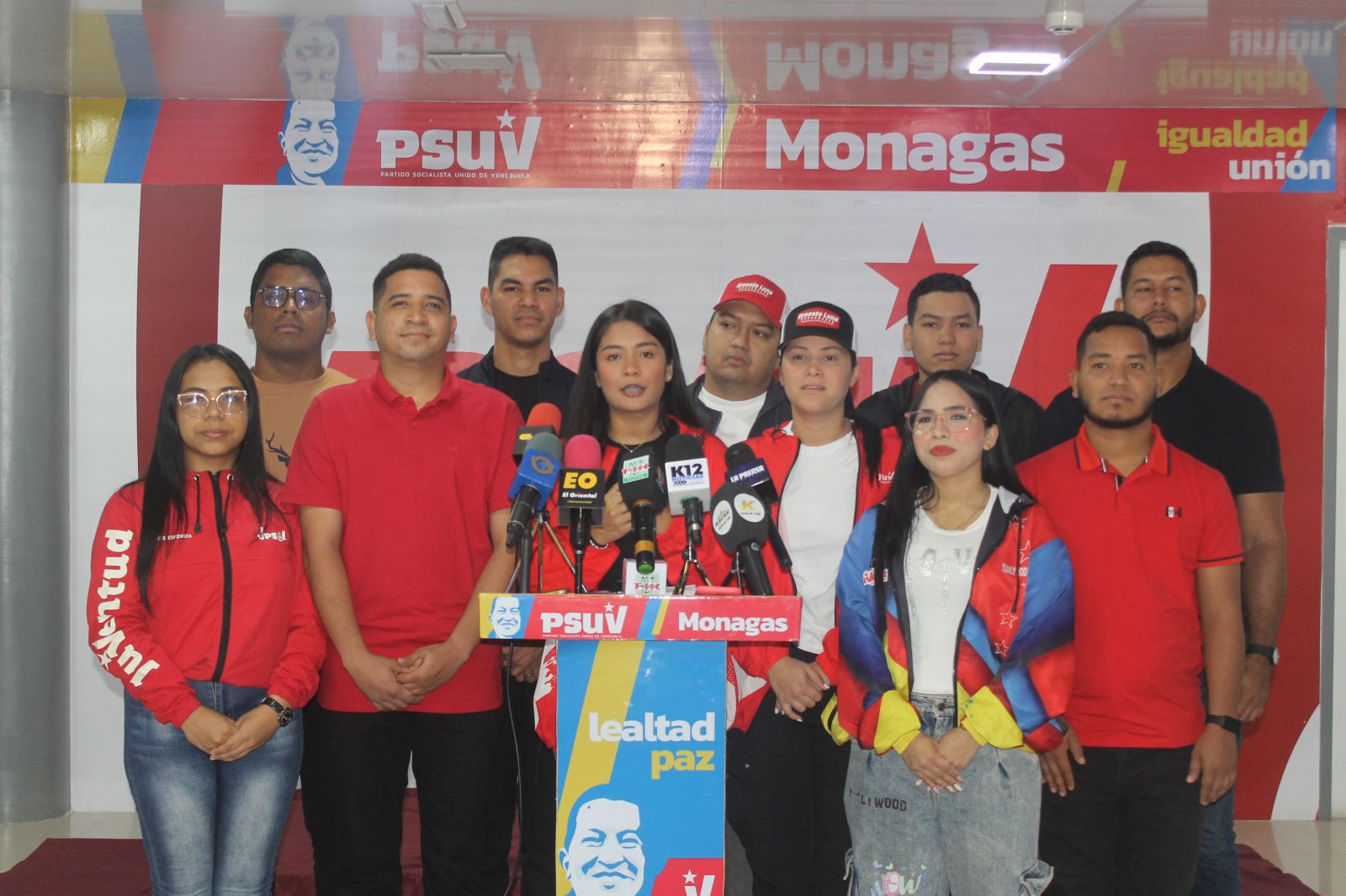 Juventud Socialista respalda a candidatura de alcaldías en Monagas