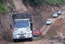 Restituyen paso vehicular por el sector Curva del Viento en el estado Mérida