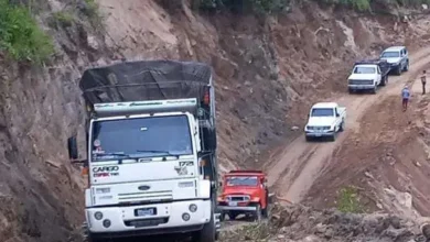 Restituyen paso vehicular por el sector Curva del Viento en el estado Mérida