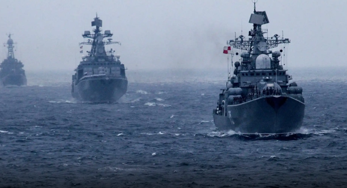 Rusia y China inician ejercicios militares conjuntos en el océano pacífico