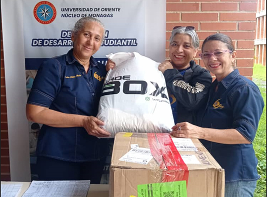 UDO Monagas activó centro de acopio para dagnificados en Los Andes