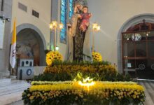 Celebración de la Virgen del Carmen.