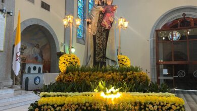 Celebración de la Virgen del Carmen.