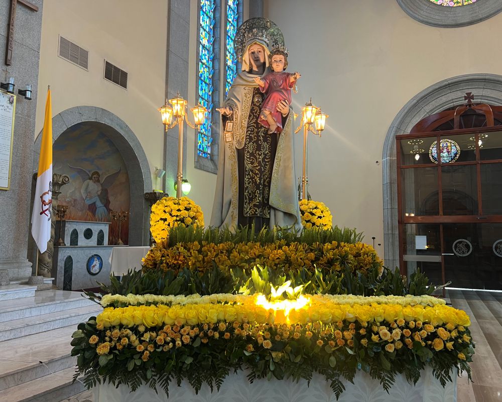Celebración de la Virgen del Carmen.