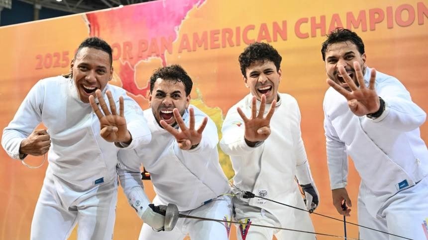 Venezuela hace historia en el Panamericano de Esgrima al conseguir su cuarta medalla de oro