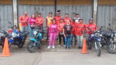 Federación Nacional de motorizados se pronuncia a favor de la candidata Ana Fuentes