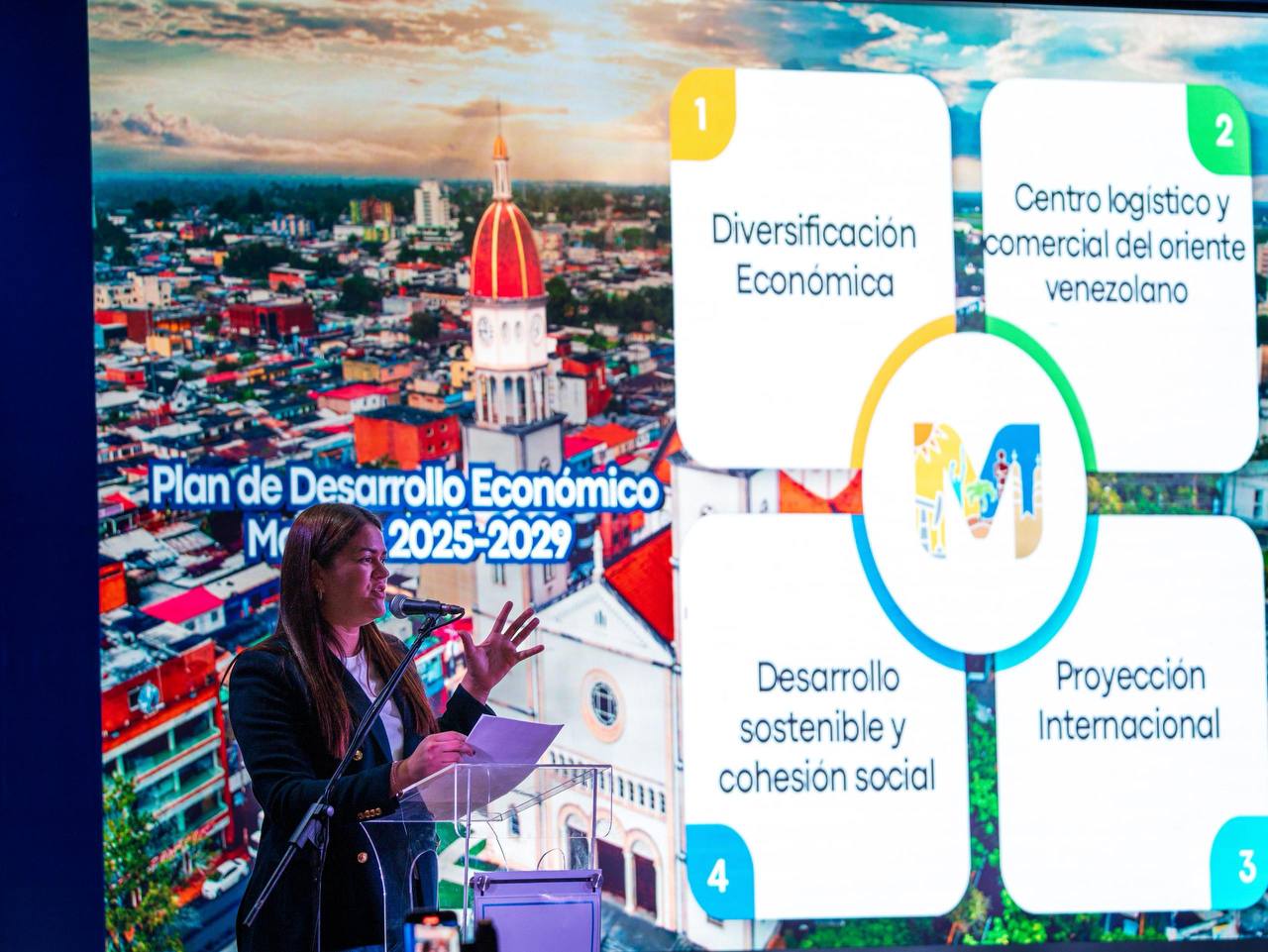 Ana Fuentes presenta plan de desarrollo económico en Maturín