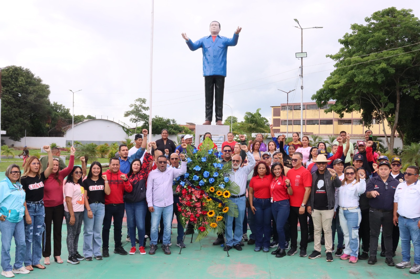 PSUV Monagas conmemora el 71 aniversario del natalicio de Hugo Chávez
