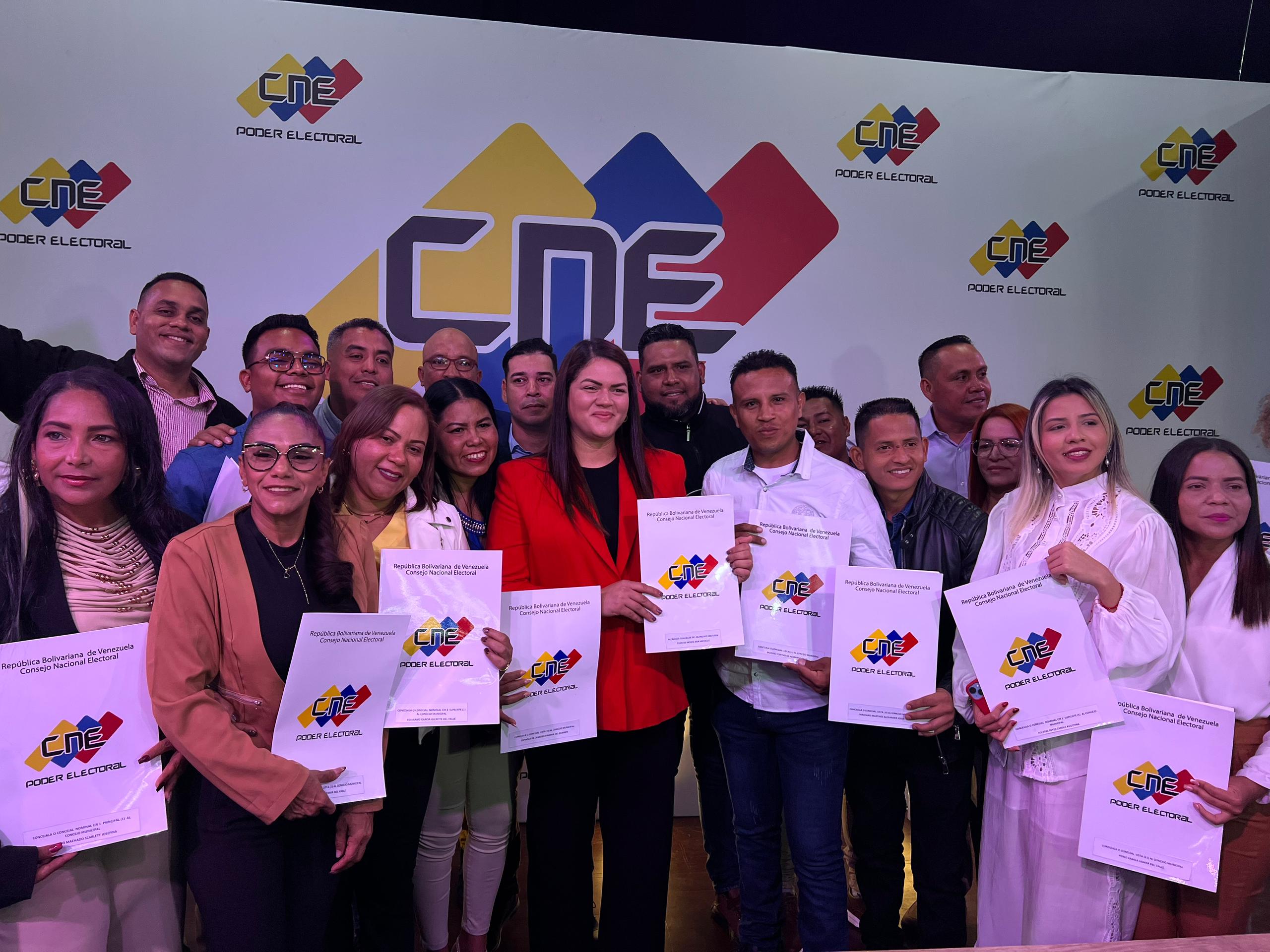 CNE acredita a 12 alcaldes y 135 concejales en Monagas
