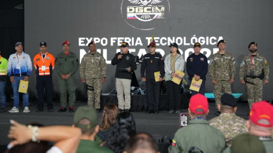 Funcionarios de seguridad del Estado fueron condecorados en la Expo Feria Tecnológica Militar de Caracas