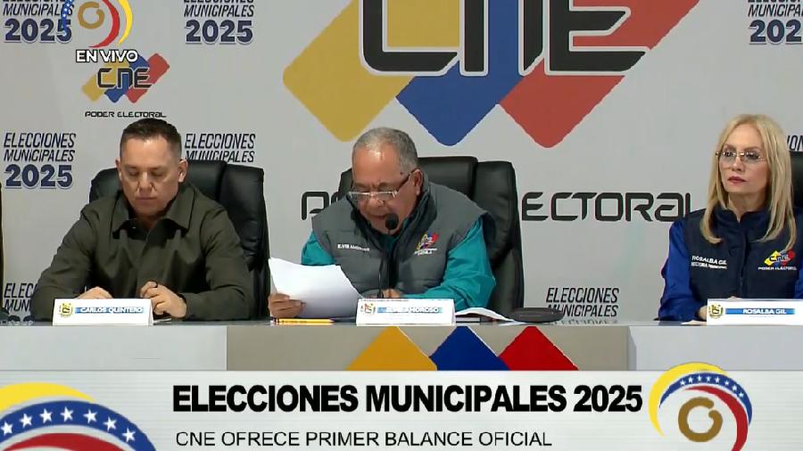Elvis Amoroso informó que se registró una participación de más del 44% en las elecciones municipales