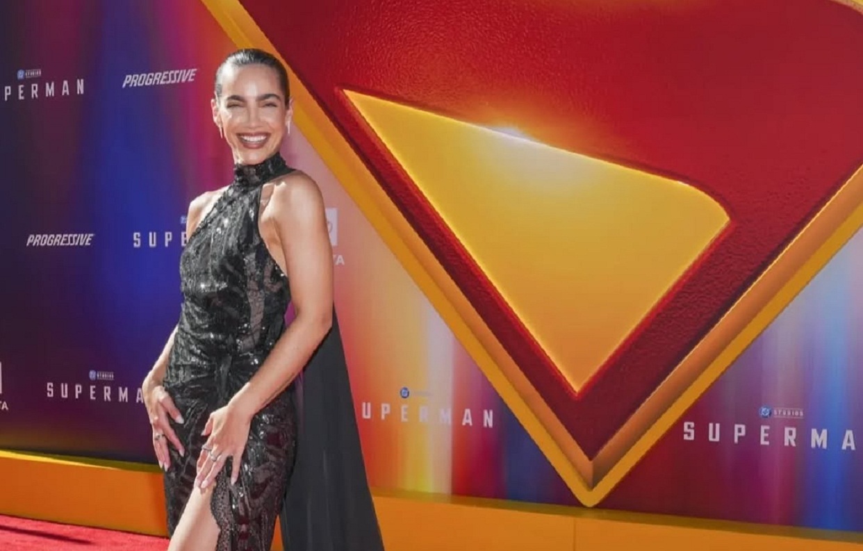 María Gabriela de Faría deslumbró en estreno de "Superman: Legacy"
