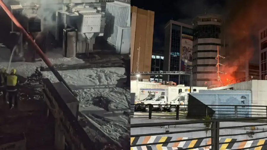 Caracas: Chacao a oscuras por explosión en subestación eléctrica El Rosal