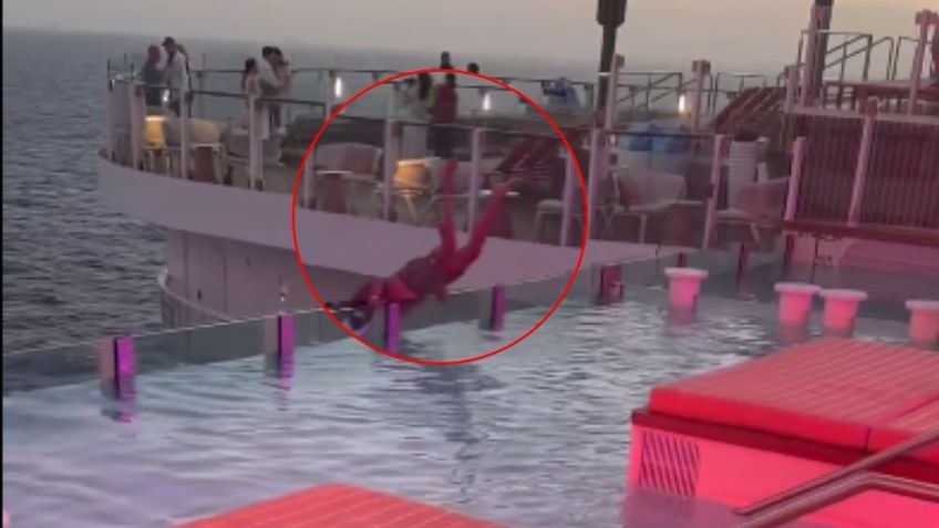 Hombre muere tras caer desde el crucero más grande del mundo