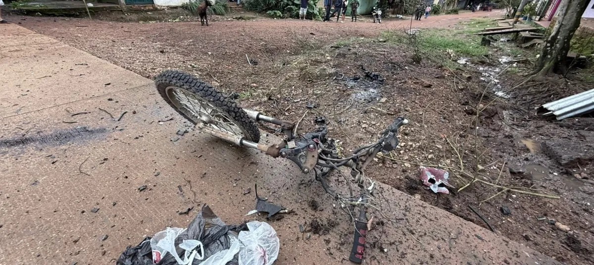 En Colombia: Detonación de motobomba deja varios militares heridos (+Video)