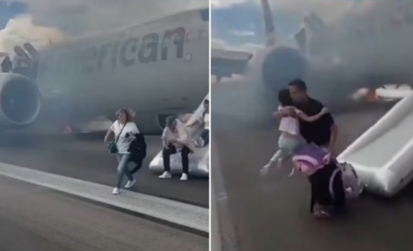Avión Boeing se incendia en pleno despegue en Estados Unidos (+video)