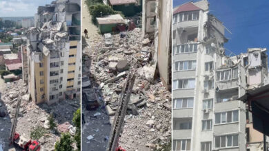Explosión destruye gran parte de un edificio residencial en Rusia (+Video)
