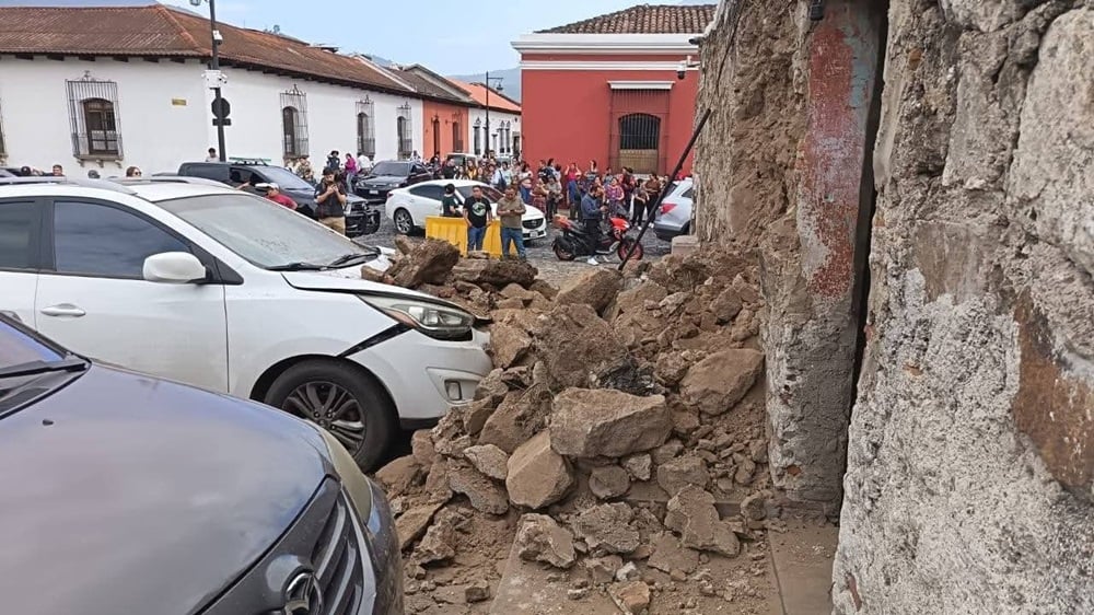 Dos personas fallecidas y una desaparecida dejó sismo de 5,6 en Guatemala