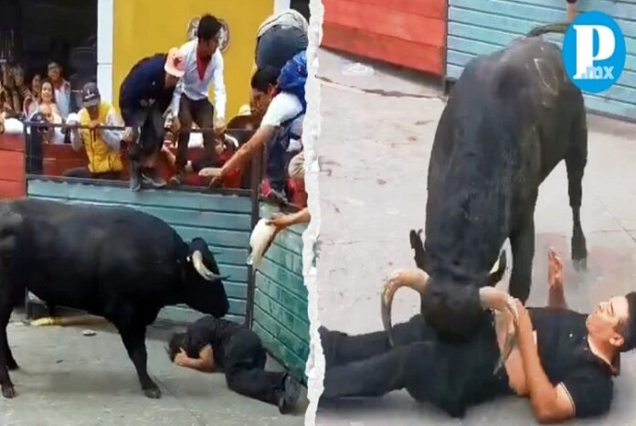 Un hombre de 44 años en estado grave tras ser embestido por un toro