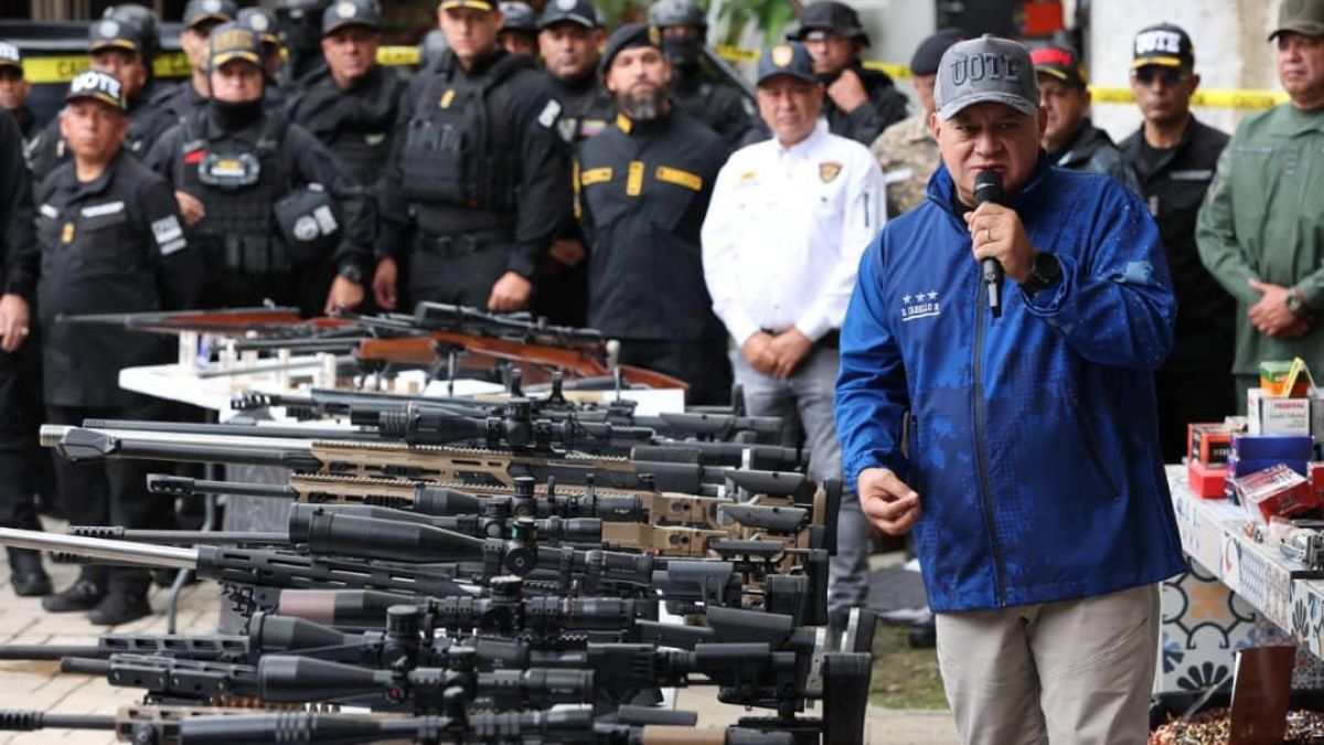 Capturados "el Flaco" y "la Negra", según informó el vicepresidente sectorial Cabello