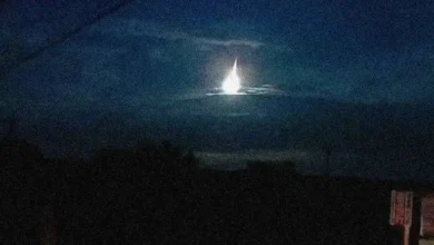 Japón: Captan en video una enorme bola de fuego que iluminó la noche