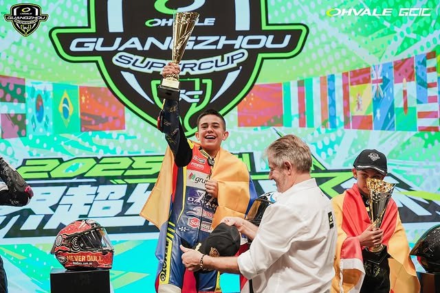Piloto monaguense conquistó la Ohvale Guangzhou Supercup en China