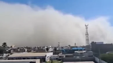 Perú en alerta por una gigantesca tormenta de polvo y arena