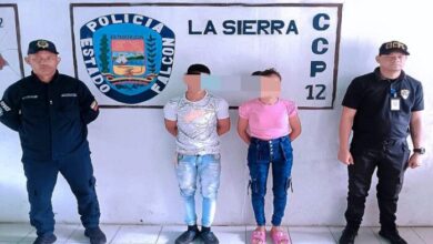 Detenida una pareja en Cabure por brutal agresión contra una mujer