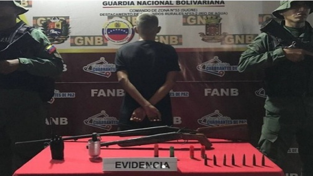 Capturan a "El Mono", miembro del GEDO "El Gordo", en Sucre