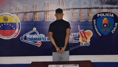 Capturan en Zulia a un sujeto con historial delictivo